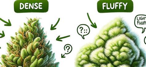 fluffy buds vs dense buds|Dense vs. Airy / Fluffy buds